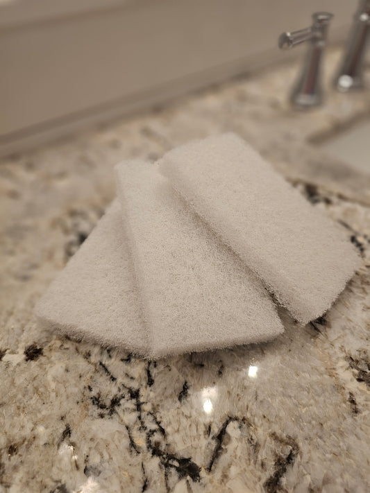 Non abrasive scrub pads (pack of 3)